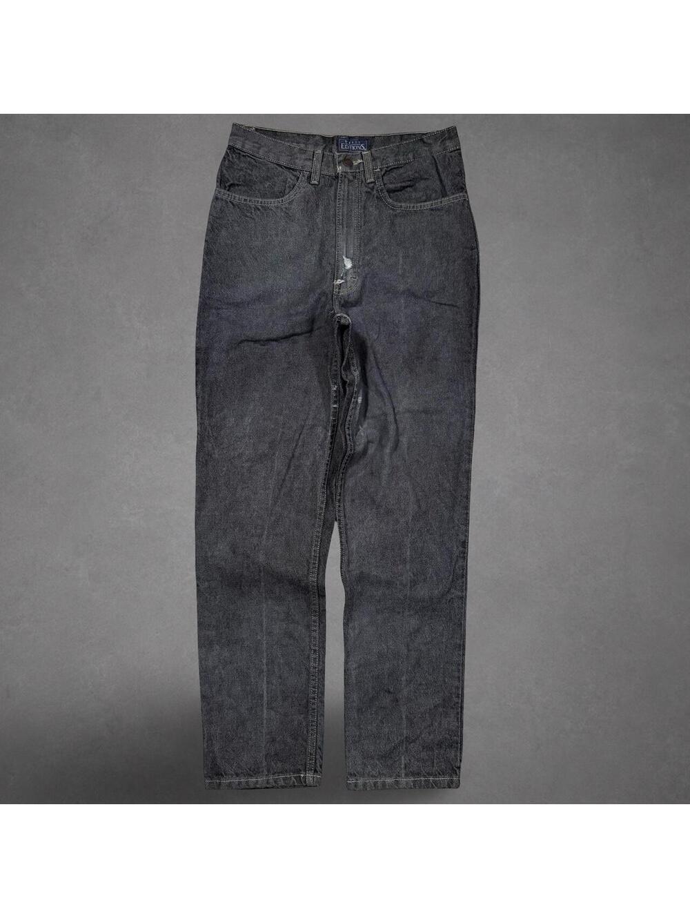 Classic Editions Vintage Black Wash Jeans W29 L30 Straight Leg 90s